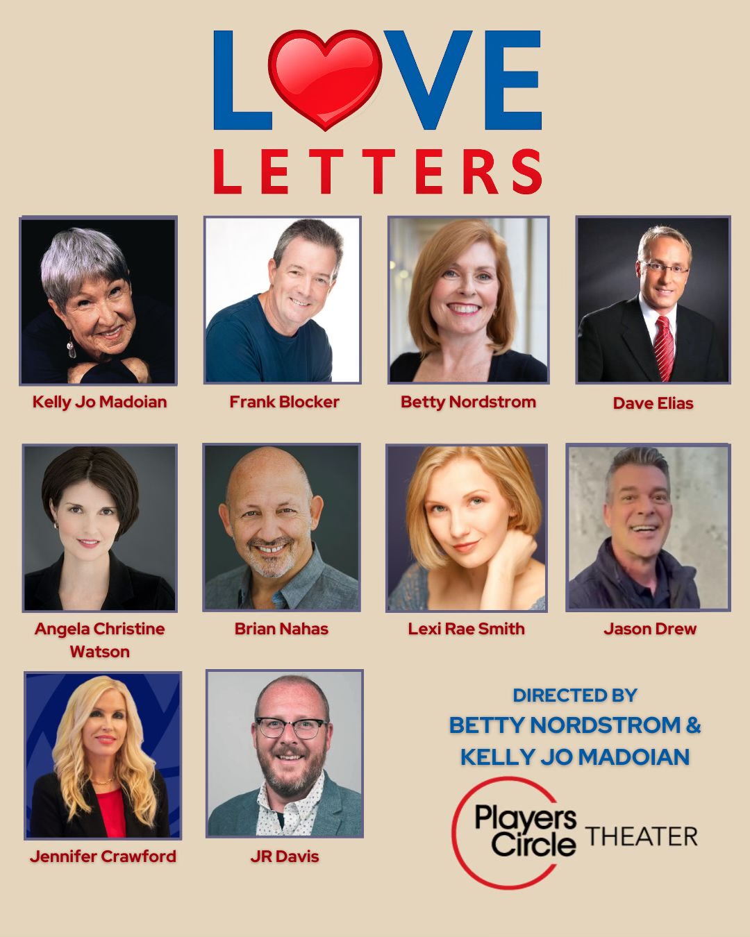 Cast Announcement for Love Letters Cast Announcement for Love Letters