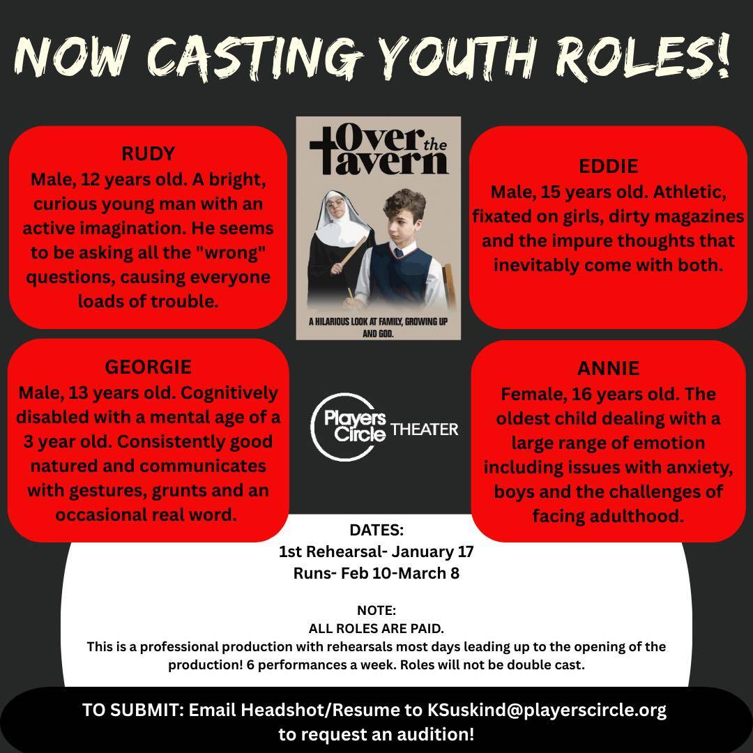 Over the Tavern Auditions