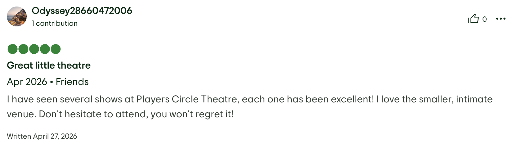 Trip Advisor Review