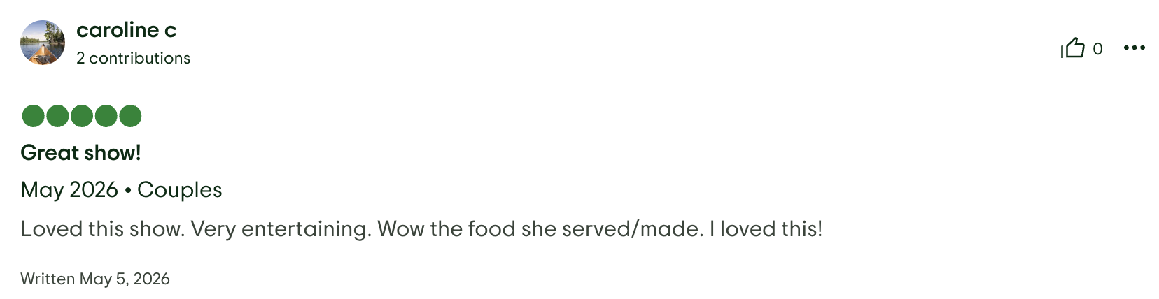 Trip Advisor Review