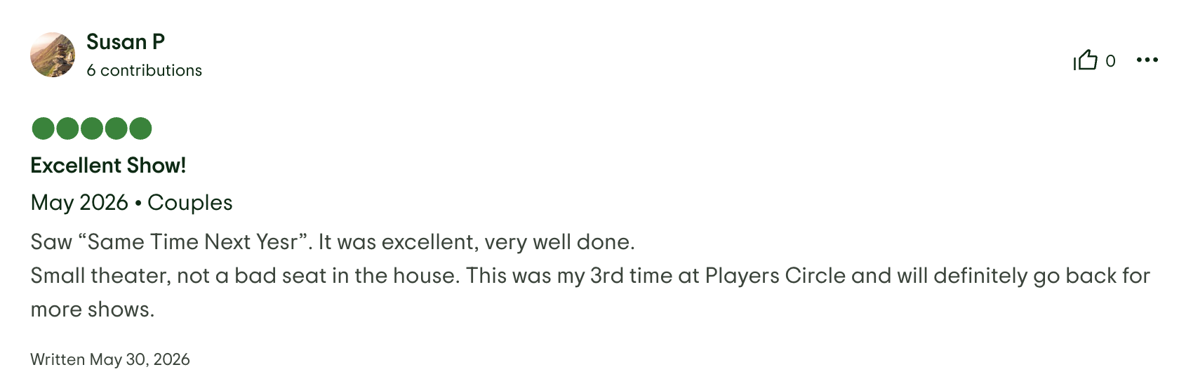Trip Advisor Review