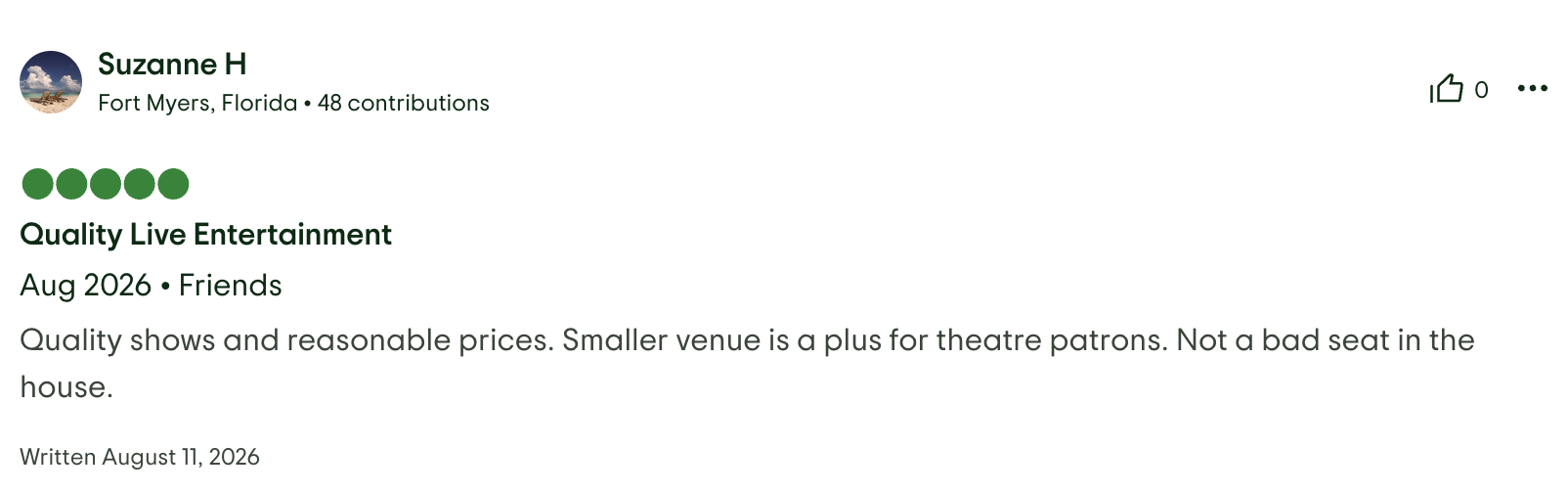 Trip Advisor Review