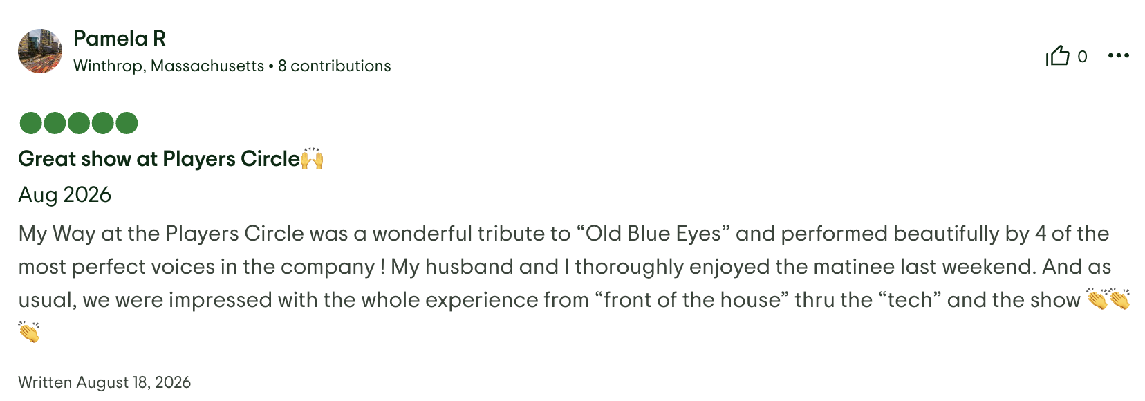 Trip Advisor Review