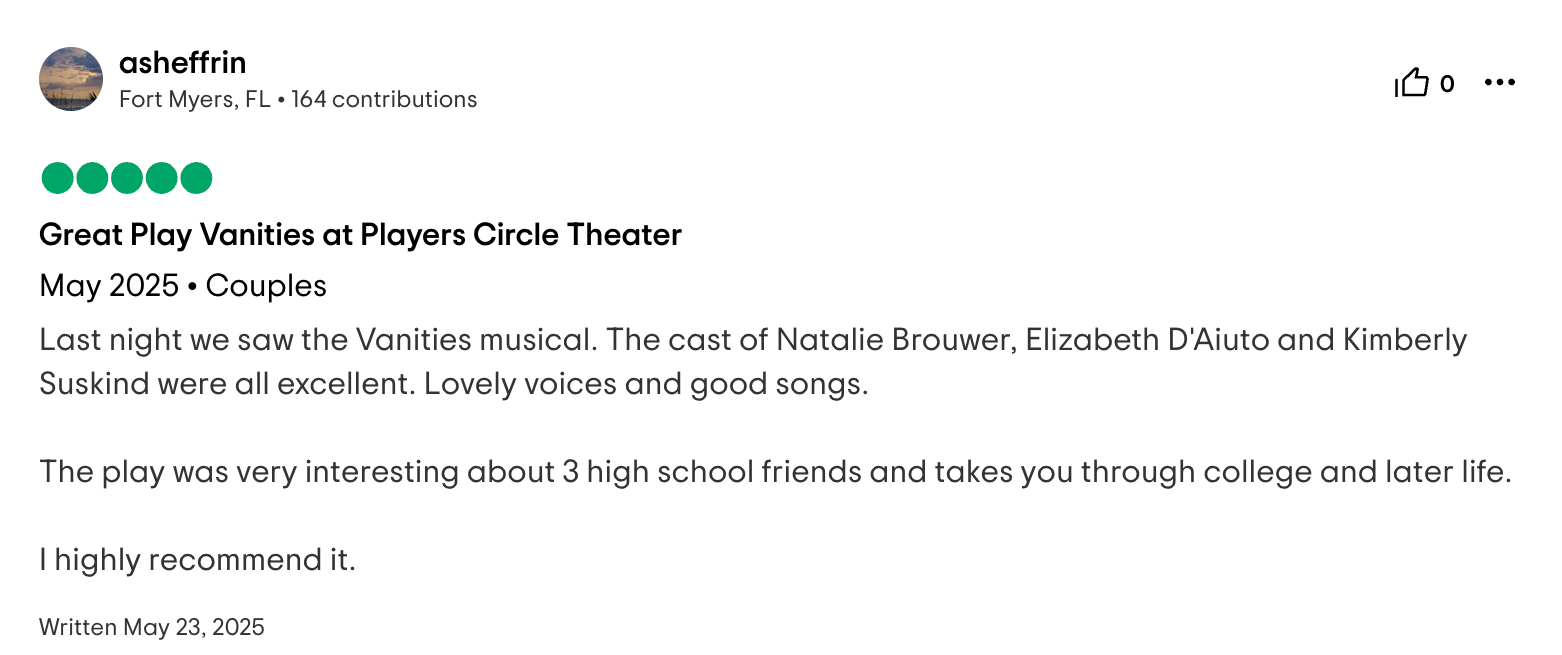 Trip Advisor Review