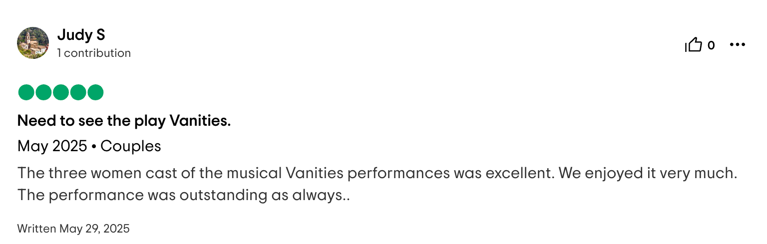 Trip Advisor Review