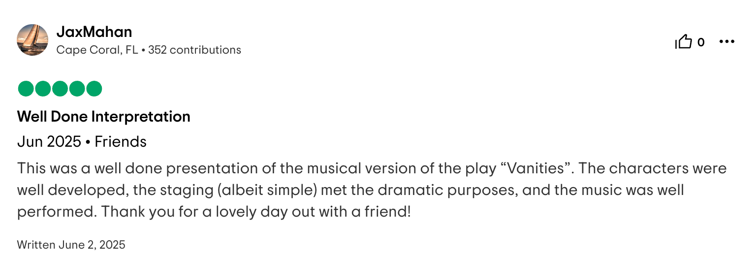 Trip Advisor Review