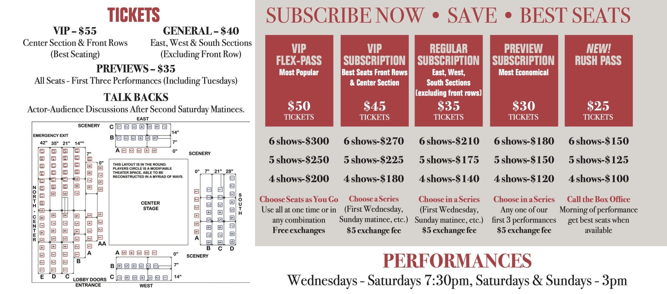 Subscribe & Save - 2025 - 2026 Season